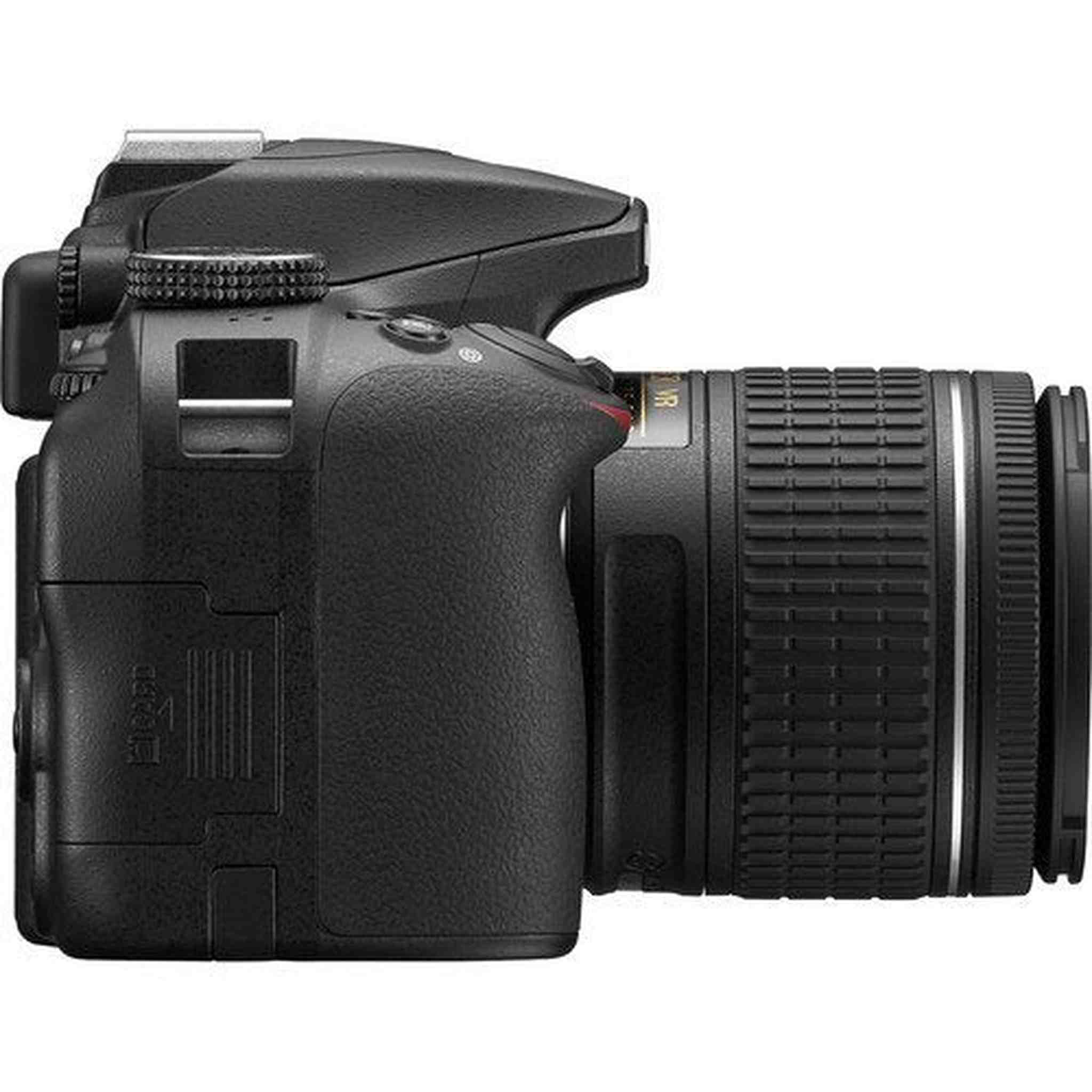 Nikon D3400 DSLR Camera with 18-55mm Lens 1571 Professional Bundle W/Bag, Extra Battery, LED Light, Mic, Filters, Tripod, Monitor and More