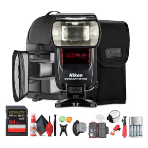 Nikon SB-5000 AF Speedlight Flash, i-TTL, Radio and Optical Wireless Control + More