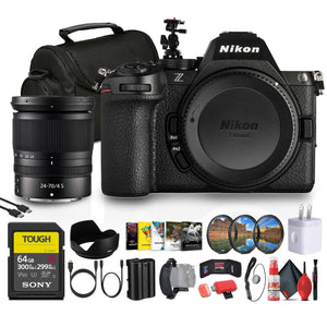 Nikon Z5 II Mirrorless Camera with 24-70mm f/4 S Lens | Full-Frame, 4K UHD + More