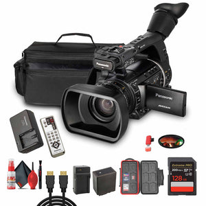 Panasonic AG-AC160 AVCCAM HD Camcorder– Dual SD Card Slots, 1080p/60p Recording + More