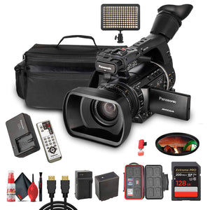 Panasonic AG-AC160 AVCCAM HD Camcorder– Dual SD Card Slots, 1080p/60p Recording + More