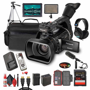 Panasonic AG-AC160 AVCCAM HD Camcorder– Dual SD Card Slots, 1080p/60p Recording + More