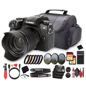 Panasonic Lumix G97 Camera + 12–60mm Lens | 20MP, 4K, Stabilized Kit - Bundle