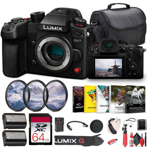 Panasonic Lumix GH7 Mirrorless Micro Four Thirds Camera DC-GH7BODY Bundle