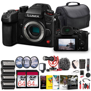 Panasonic Lumix GH7 Mirrorless Micro Four Thirds Camera DC-GH7BODY Bundle