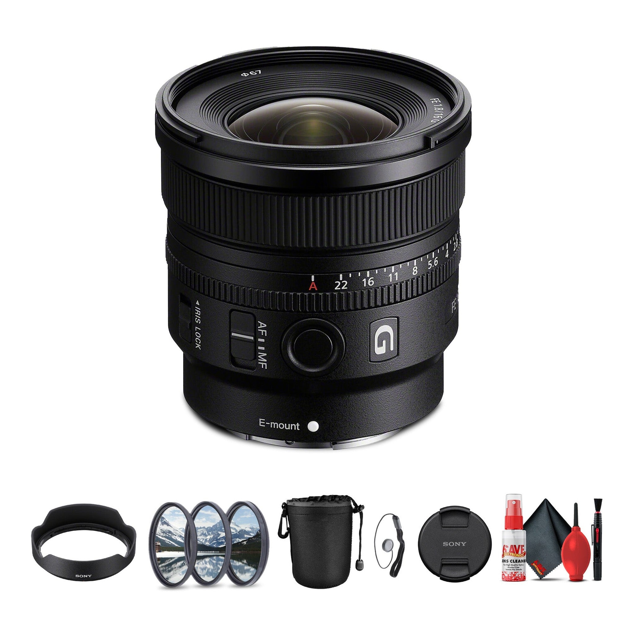 Sony FE 16mm f/1.8 G Lens Sony E | Fast, Compact & Weather-Sealed + More - Reconditioned