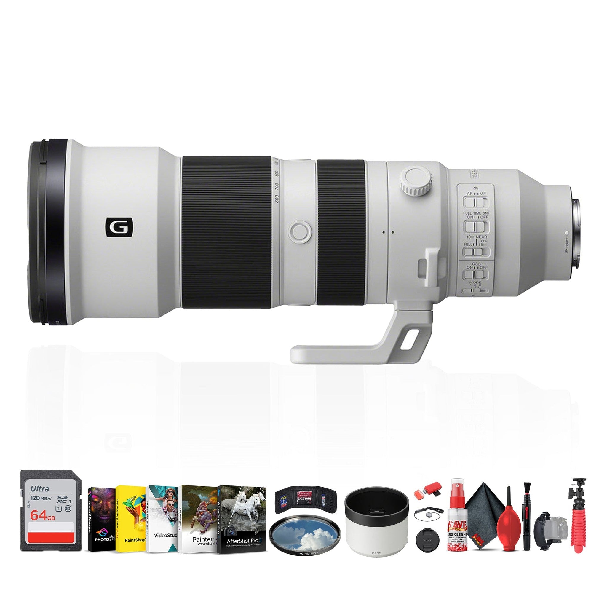 Sony FE 400-800mm f/6.3-8 G OSS Lens | Fast Autofocus for Sony E-Mount + More Sony