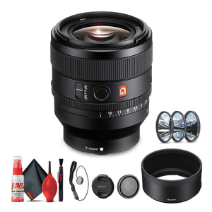 Sony FE 50mm f/1.4 GM Lens Sony E SEL50F14GM + Filter Kit + Cap Keeper + More - Bundle Sony
