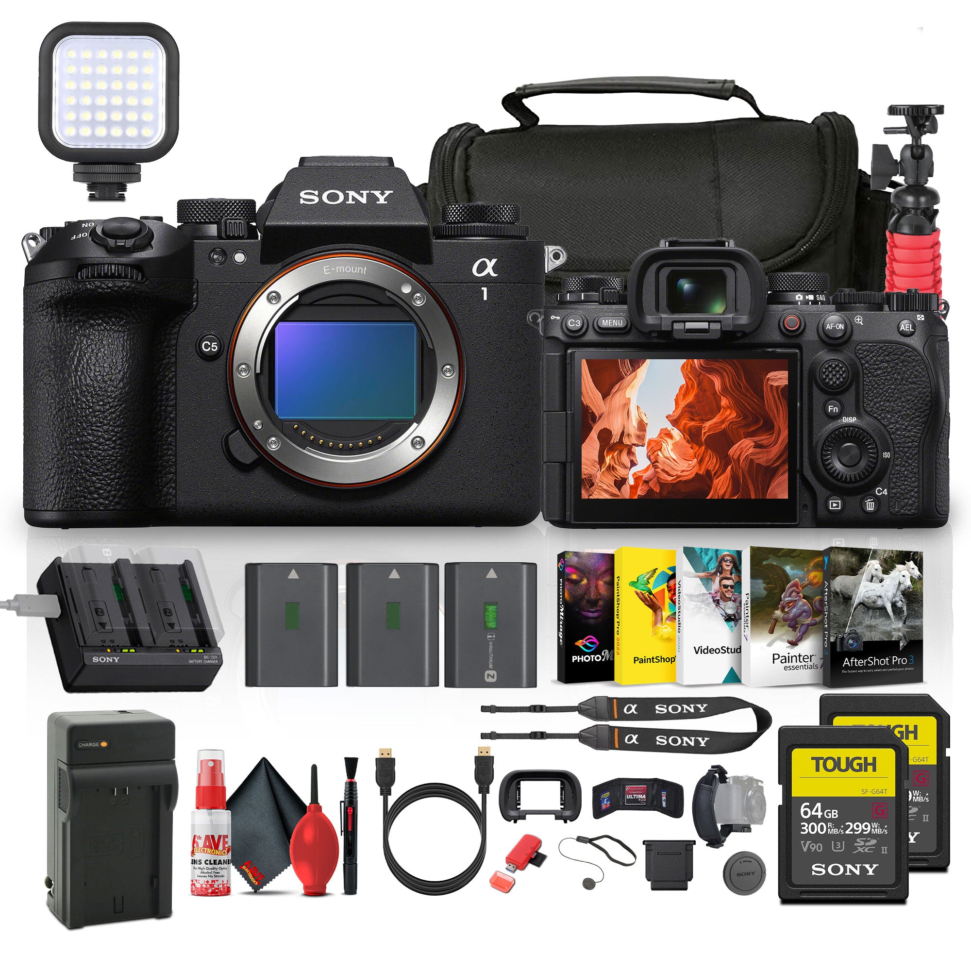 Sony Alpha a1 II Full-Frame Interchangeable Lens Mirrorless Camera Extra Memory Bundle