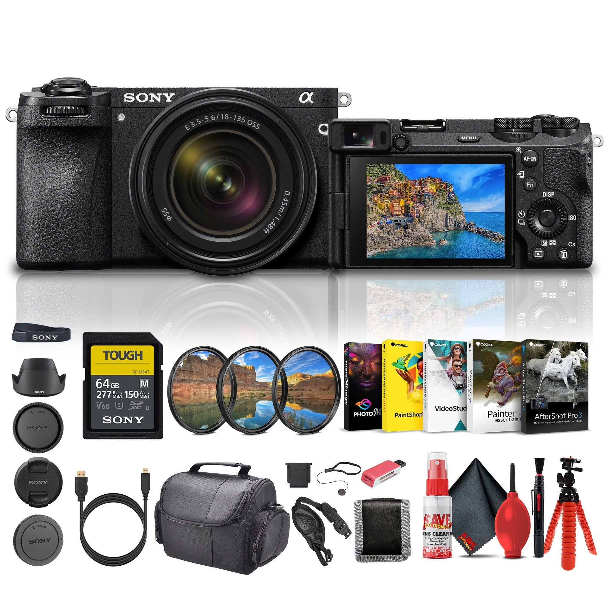 Sony Alpha a6700 Mirrorless Camera, 26 MP Sensor, 4K Video, Vlog Bundle - Reconditioned Sony