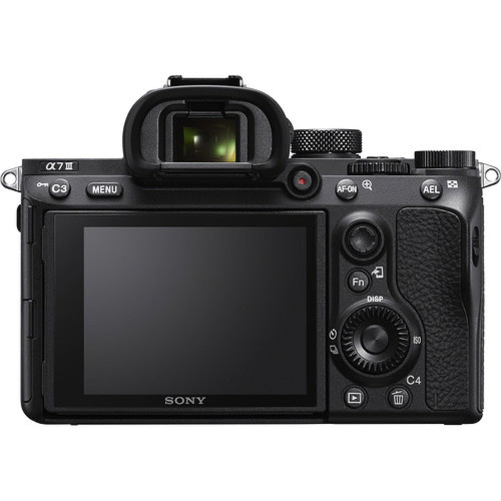 Sony Alpha a7 III Mirrorless Digital Camera Bundle - With Sony FE 24-70mm f2.8 Lens, Bag, 64GB Memory Card