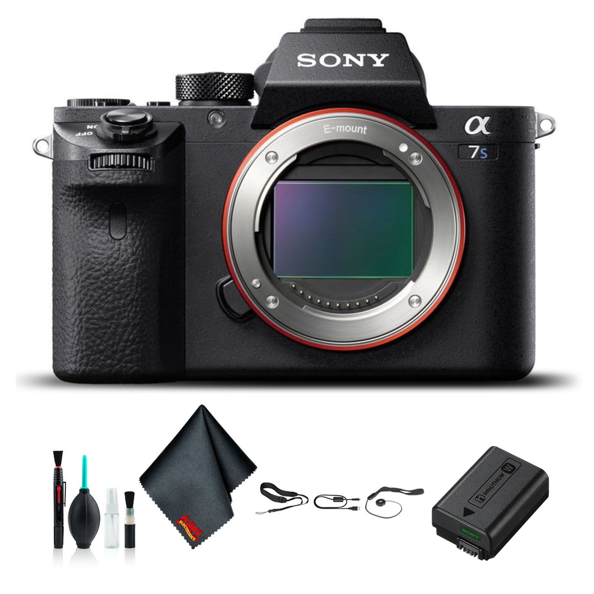 Sony Alpha a7S II Mirrorless Camera ILCE7SM2/B Starter Kit