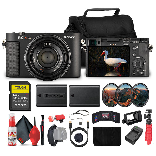Sony Cyber-shot DSC-RX1R III Digital Camera + 64GB Card + Card Reader + More