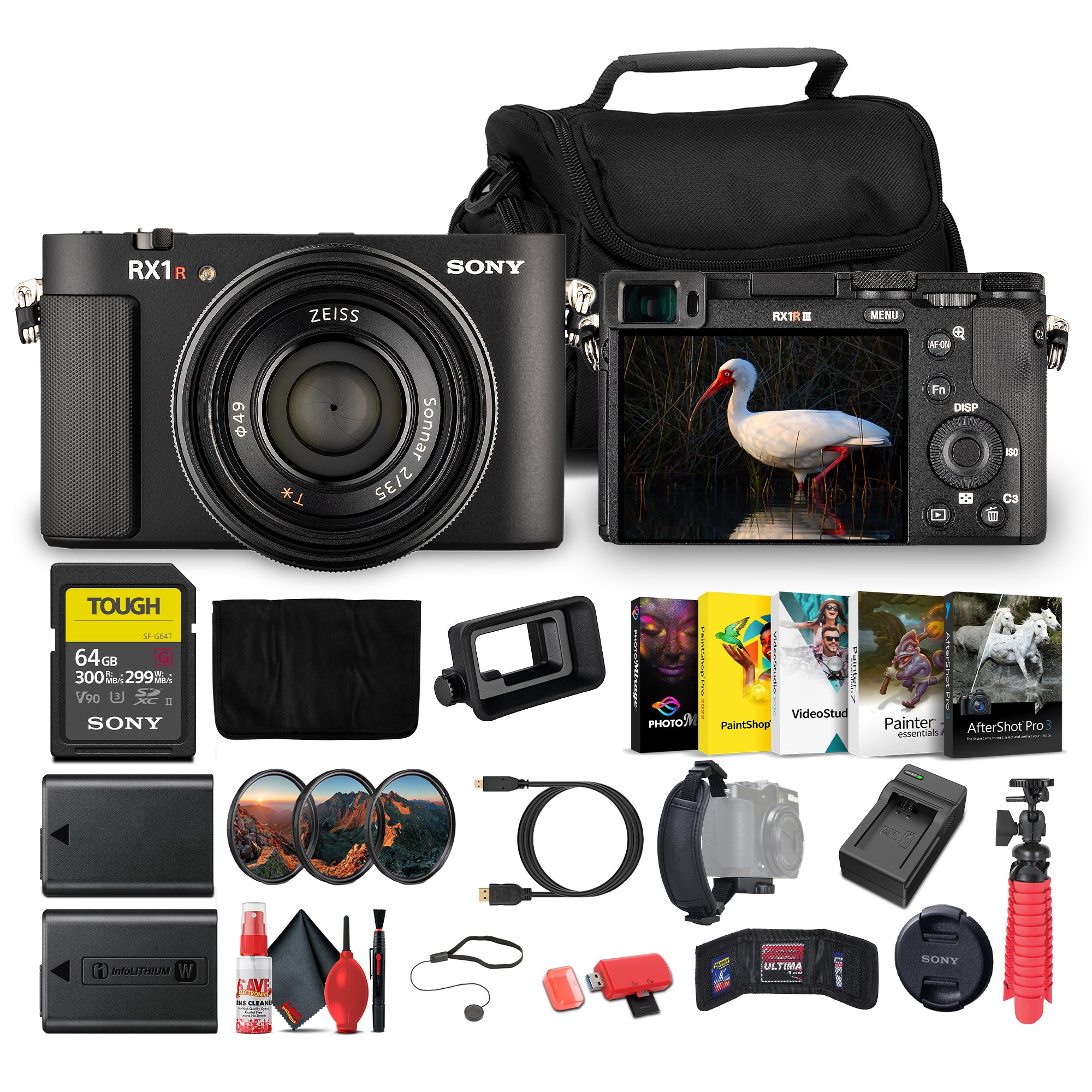 Sony Cyber-shot DSC-RX1R III Digital Camera + Filter Kit + 64GB Card + More
