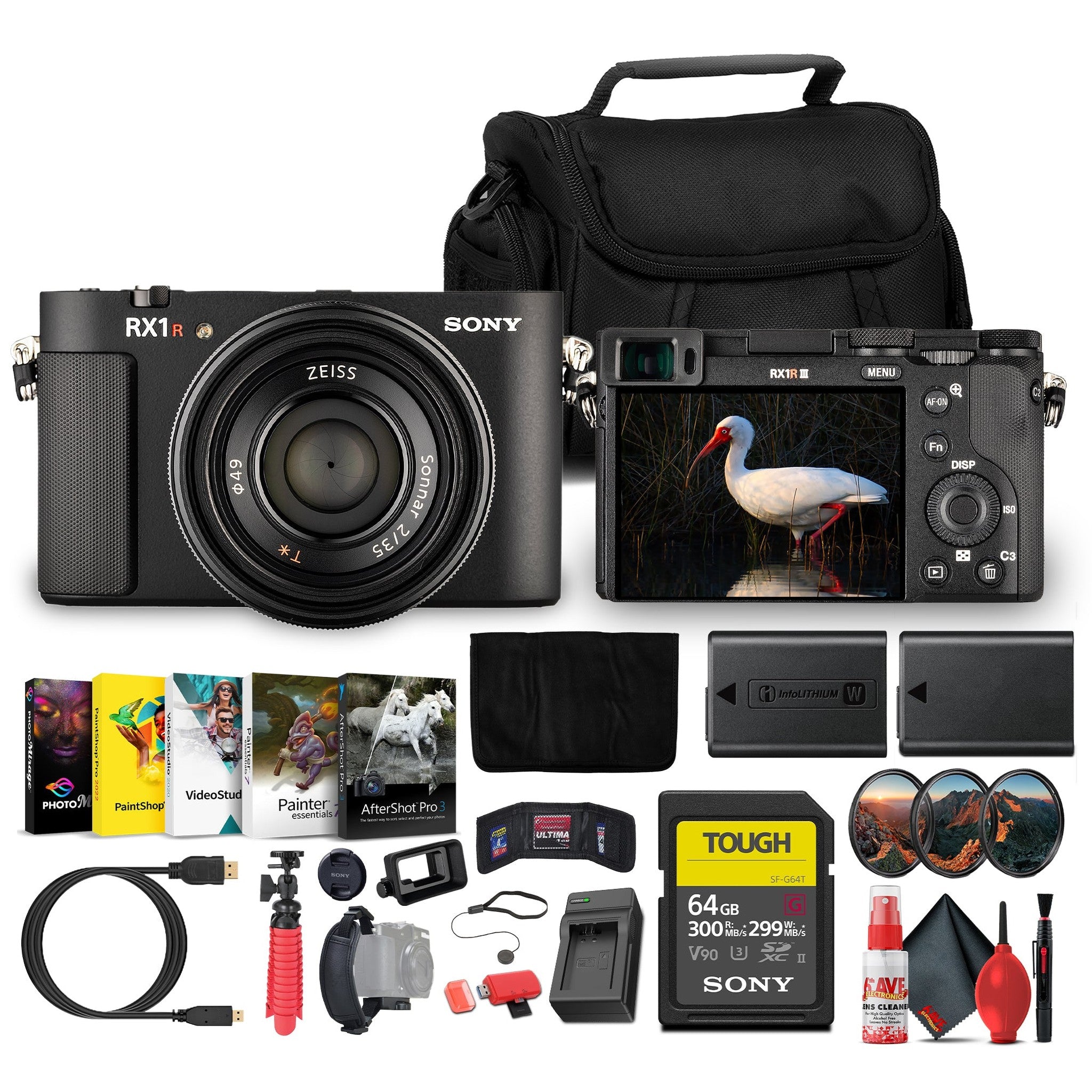 Sony Cyber-shot DSC-RX1R III Digital Camera + Filter Kit + 64GB Card + More
