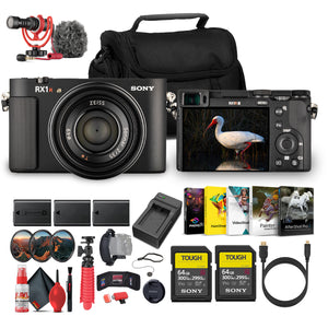 Sony Cyber-shot DSC-RX1R III Digital Camera + 4K Monitor + Rode VideoMic + More