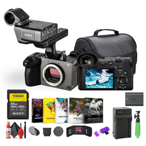 Sony FX2 Cinema Camera Kit w/ XLR Handle – Dual XLR Audio, Full-Frame 4K + More
