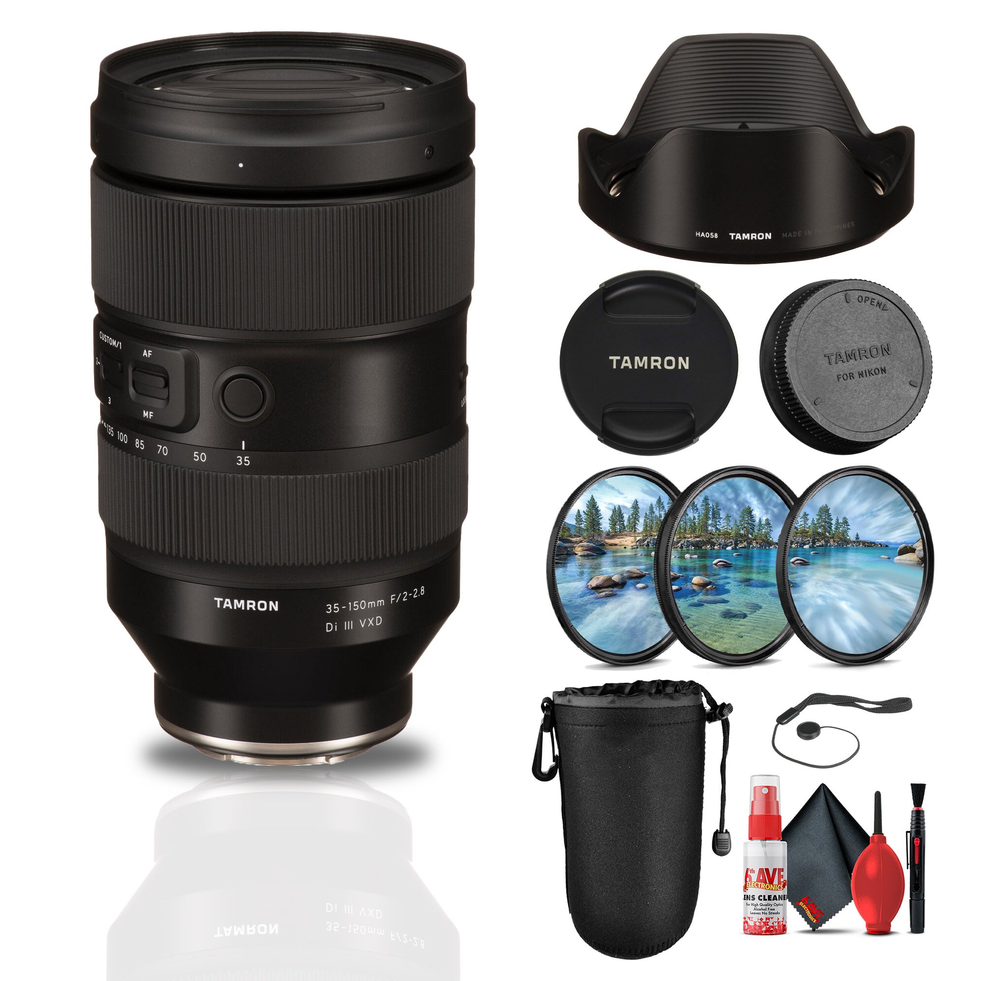 Tamron 35-150mm f/2-2.8 Di III VXD Lens (Nikon Z) (AFA058Z-700) Bundle