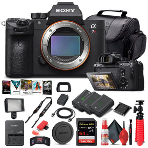 Sony Alpha a7R III Mirrorless Camera Body Only ILCE7RM3/B - Advanced Bundle - Reconditioned Sony