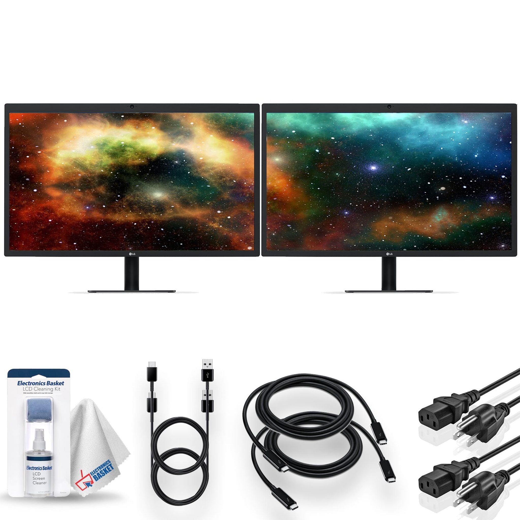 LG UltraFine 27MD5KL-B 27" 16:9 5K IPS Monitor Starter Bundle 02 LG