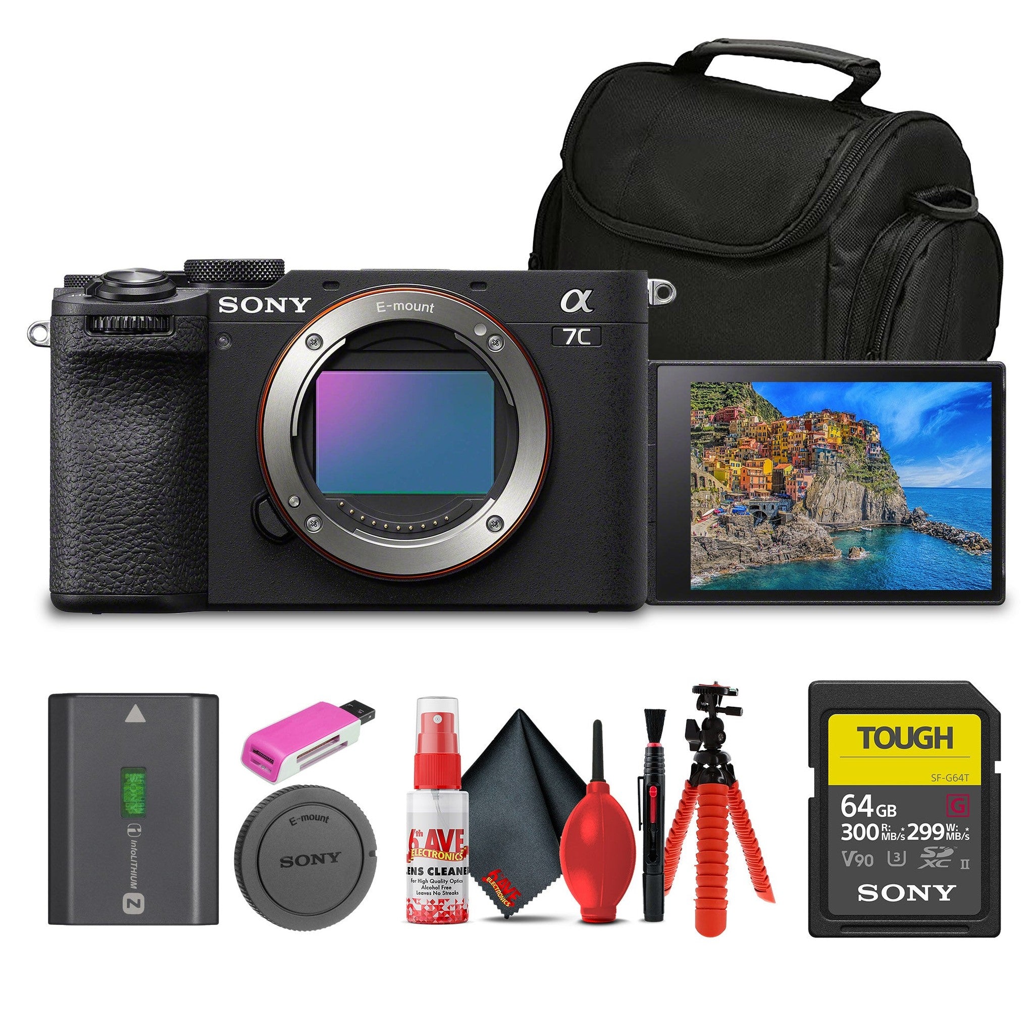 Sony Alpha 7C II Mirrorless Full-Frame Interchangeable Lens Camera ILCE-7CM2/B Sony