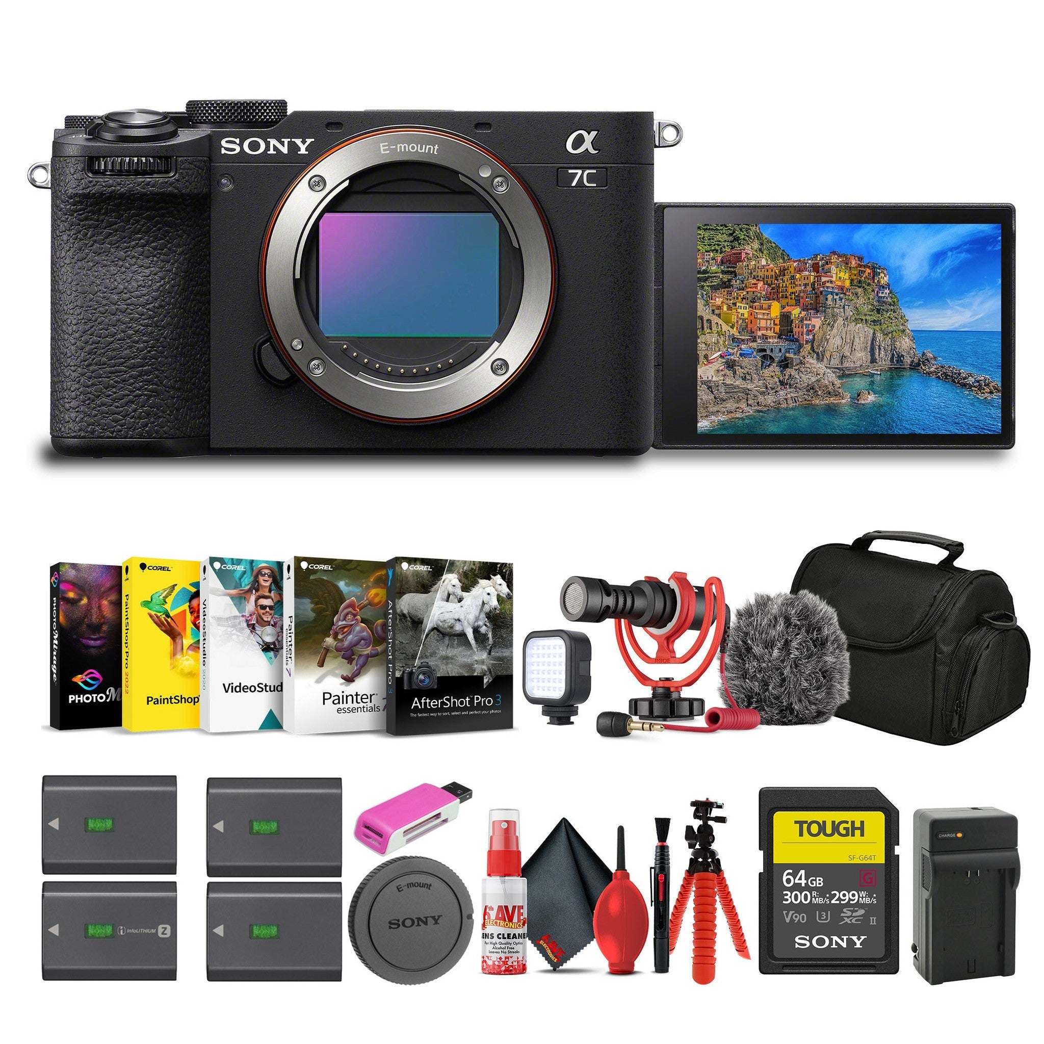 Sony Alpha 7C II Mirrorless Full-Frame Interchangeable Lens Camera ILCE-7CM2/B Sony