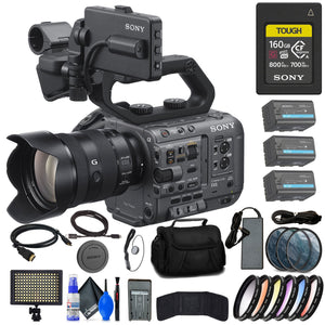 Sony FX6 Digital Cinema Camera Kit with 24-105mm Lens + 160GB Memory Card + More Sony