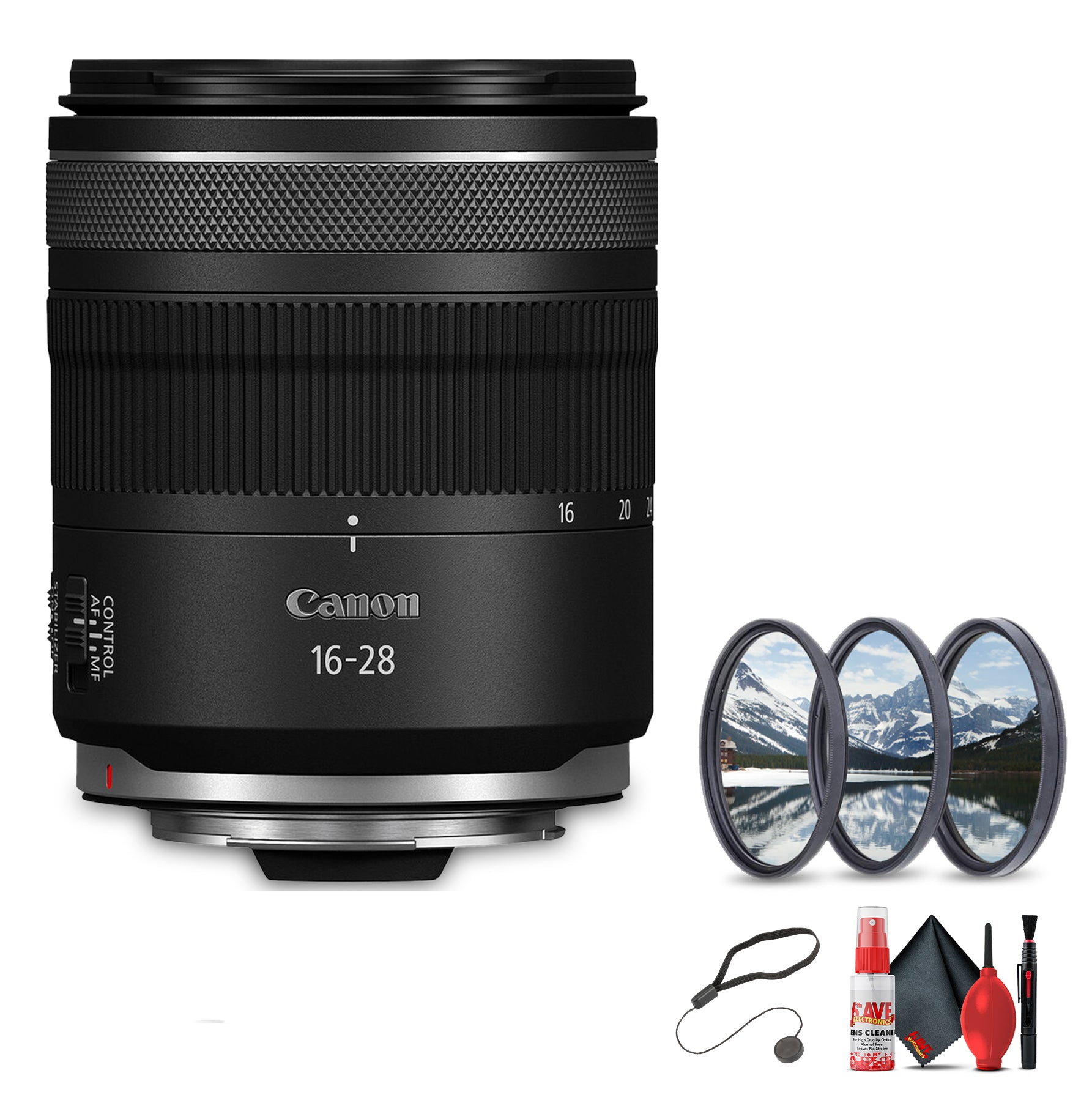 Canon RF 16-28mm f/2.8 IS STM Zoom Lens (Canon RF) + More
