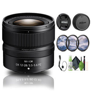 Nikon NIKKOR Z DX 12-28mm f/3.5-5.6 PZ VR Lens Nikon Z 20118 + Filter Kit - Bundle