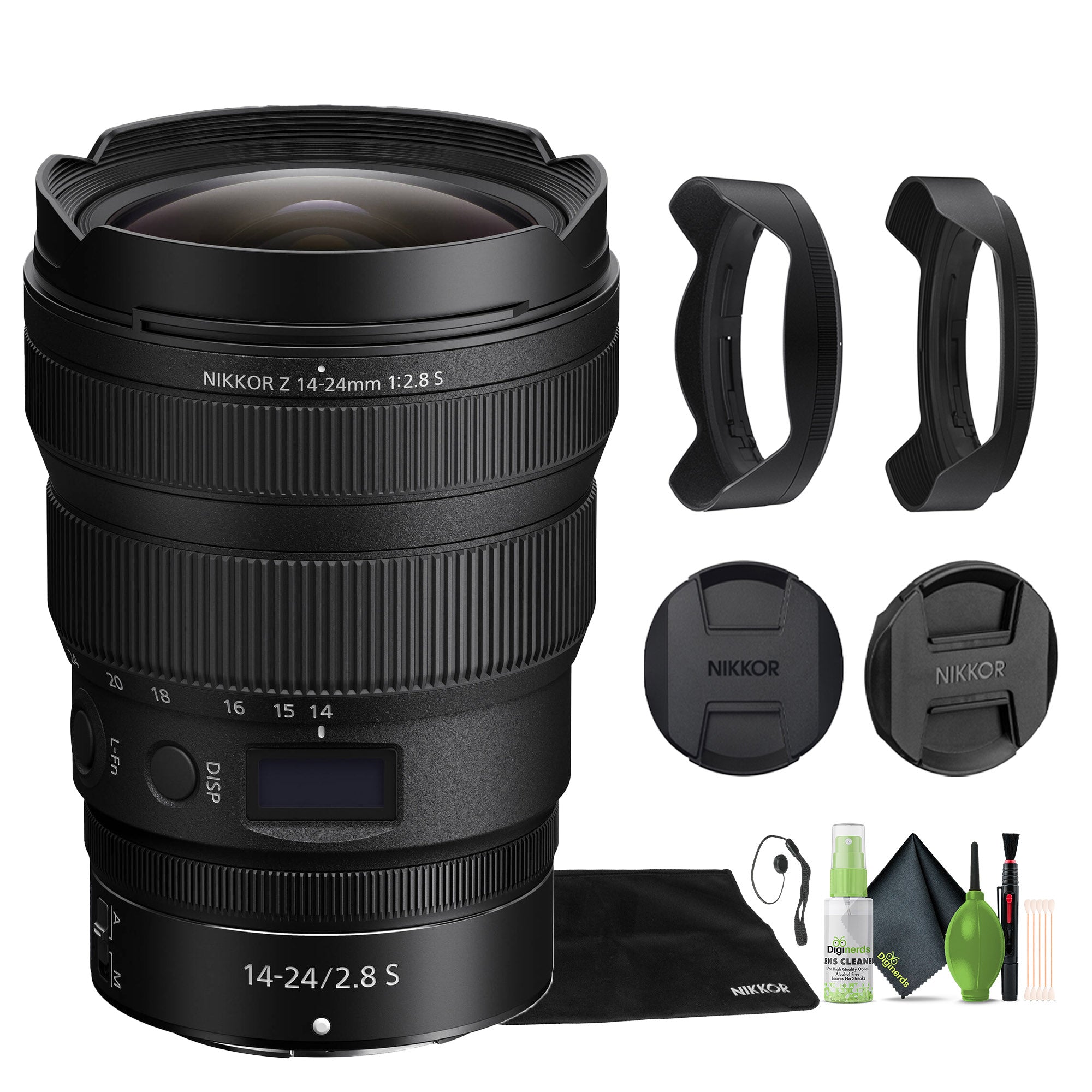 Nikon NIKKOR Z 14-24mm f/2.8 S Zoom Lens for Nikon Z Cameras (20097) + Cap Keeper - Bundle