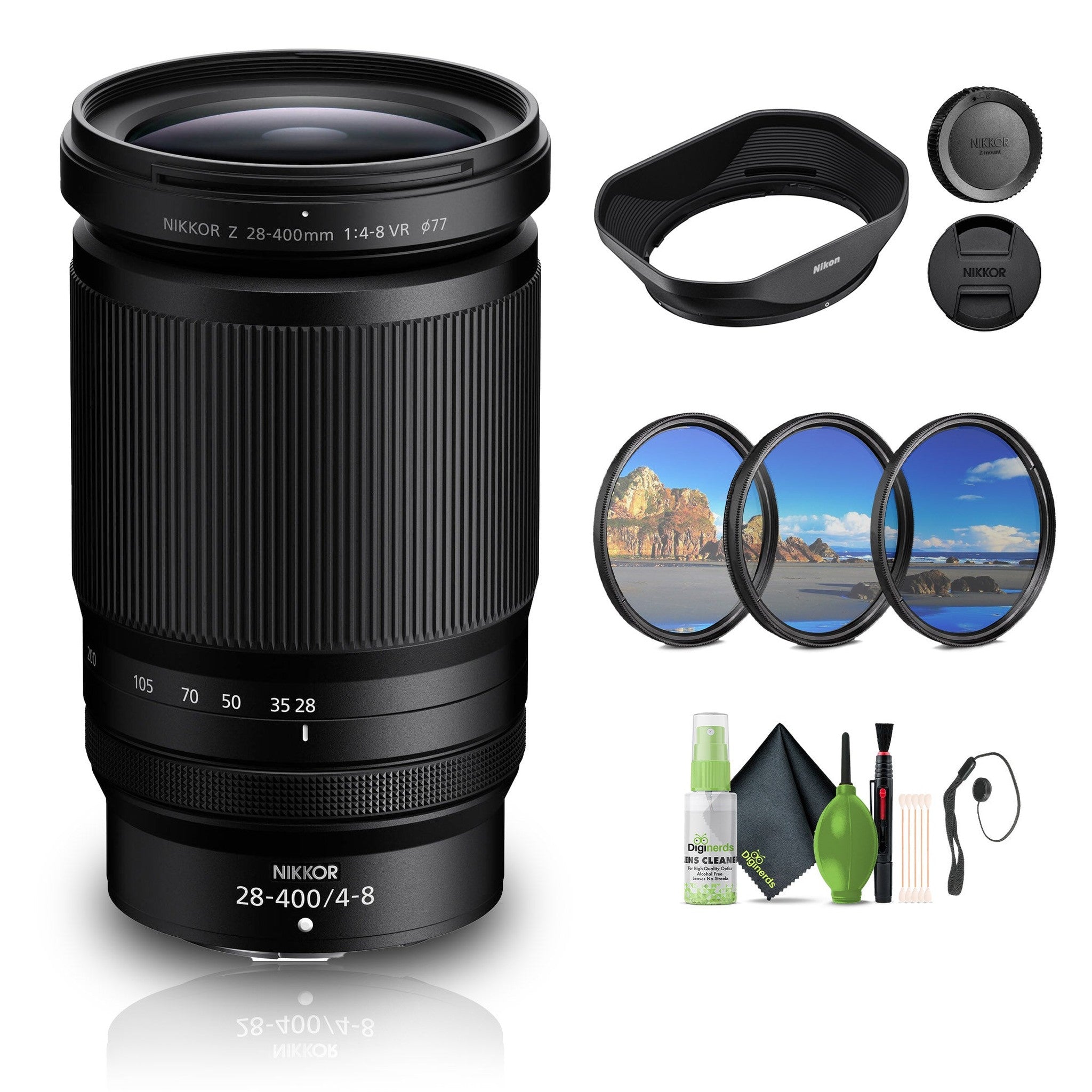 Nikon NIKKOR Z 28-400mm f/4-8 VR Mirrorless Lens 20125 Bundle