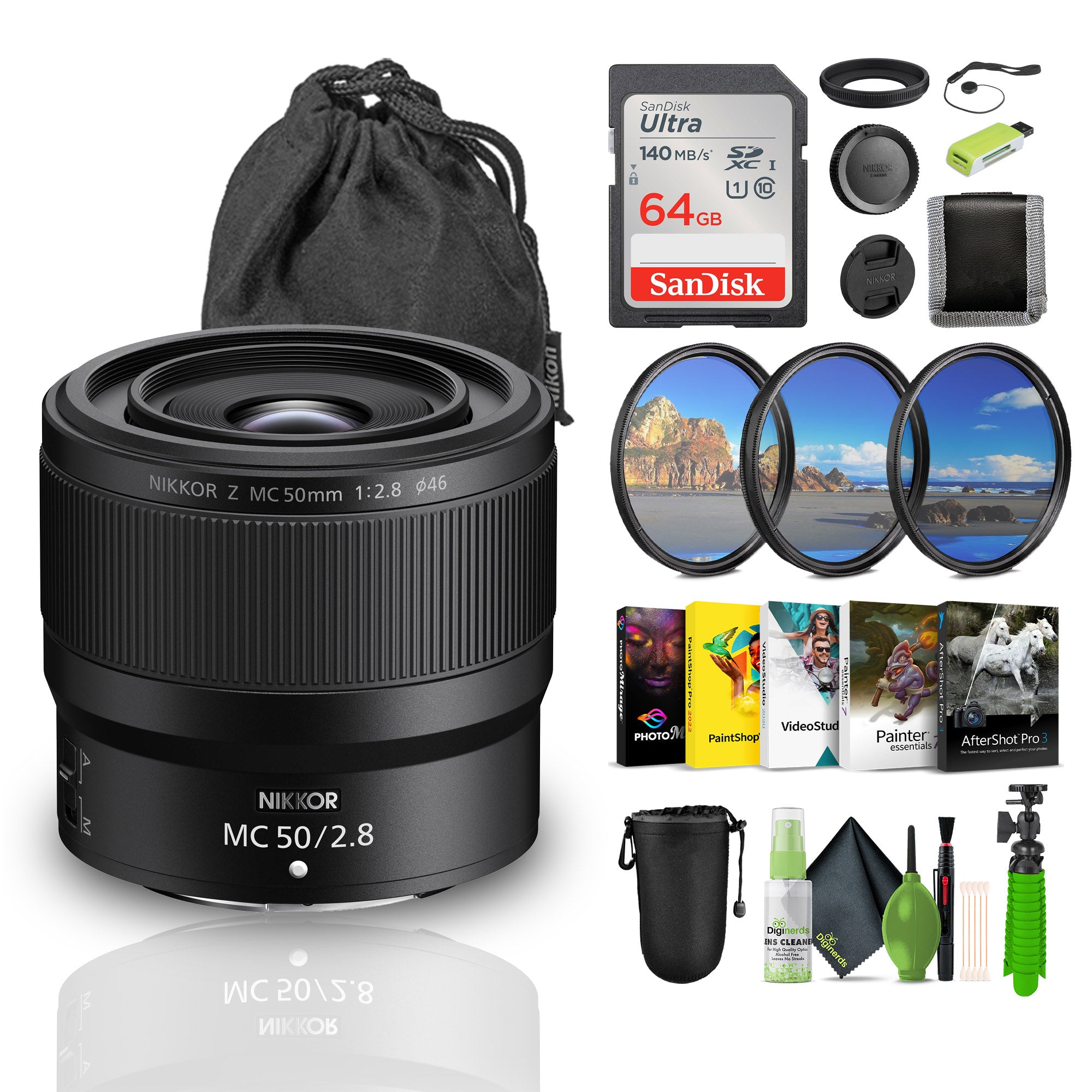 Nikon NIKKOR Z MC 50mm f/2.8 Compact Macro Lens 20103 Bundle