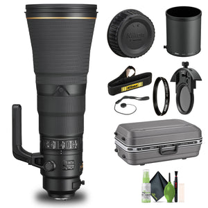 Nikon AF-S NIKKOR 600mm f/4E FL ED VR Lens 20054 + Cap Keeper + Cleaning Kit - Bundle