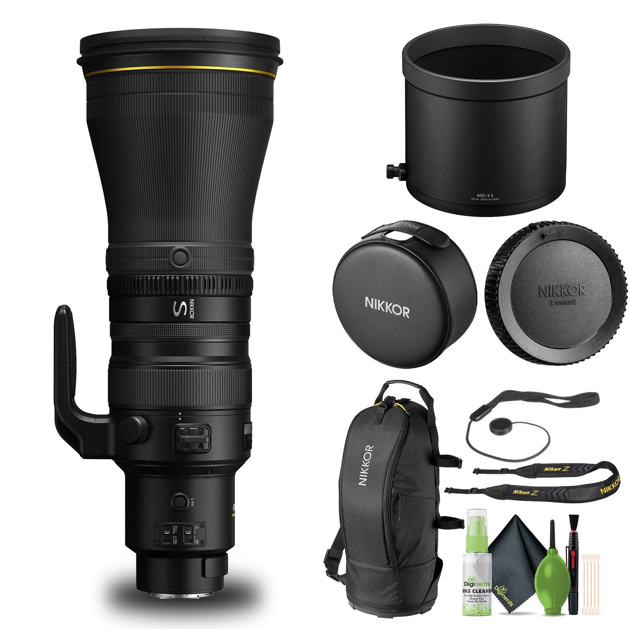Nikon NIKKOR Z 600mm f/4 TC VR S Super-Telephoto Lens for Nikon Z Mount Cameras - Bundle Nikon