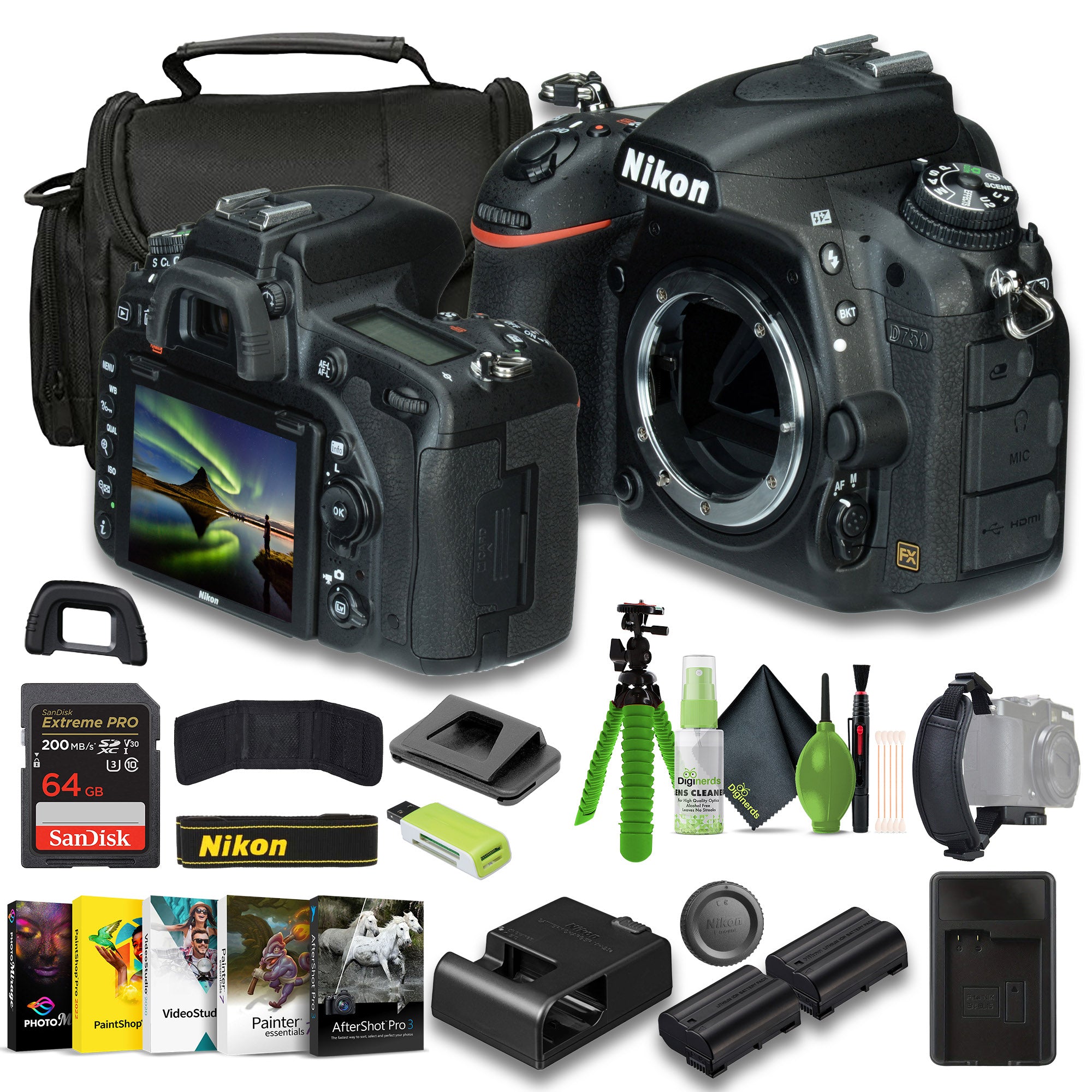 Nikon D750 FX-format Digital SLR Camera (1543) Bundle