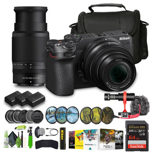 Nikon Z30 Mirrorless Camera with 16-50mm and 50-250mm Lenses 1743 Bundle - Reconditioned Nikon