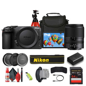 Nikon Z30 Lightweight Mirrorless Camera with DX 18-140mm Lens Bundle
