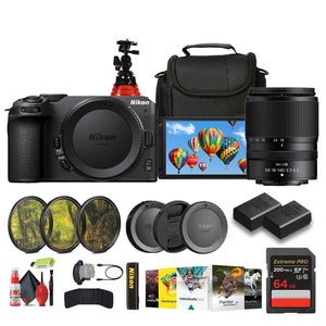 Nikon Z30 Lightweight Mirrorless Camera with DX 18-140mm Lens Bundle