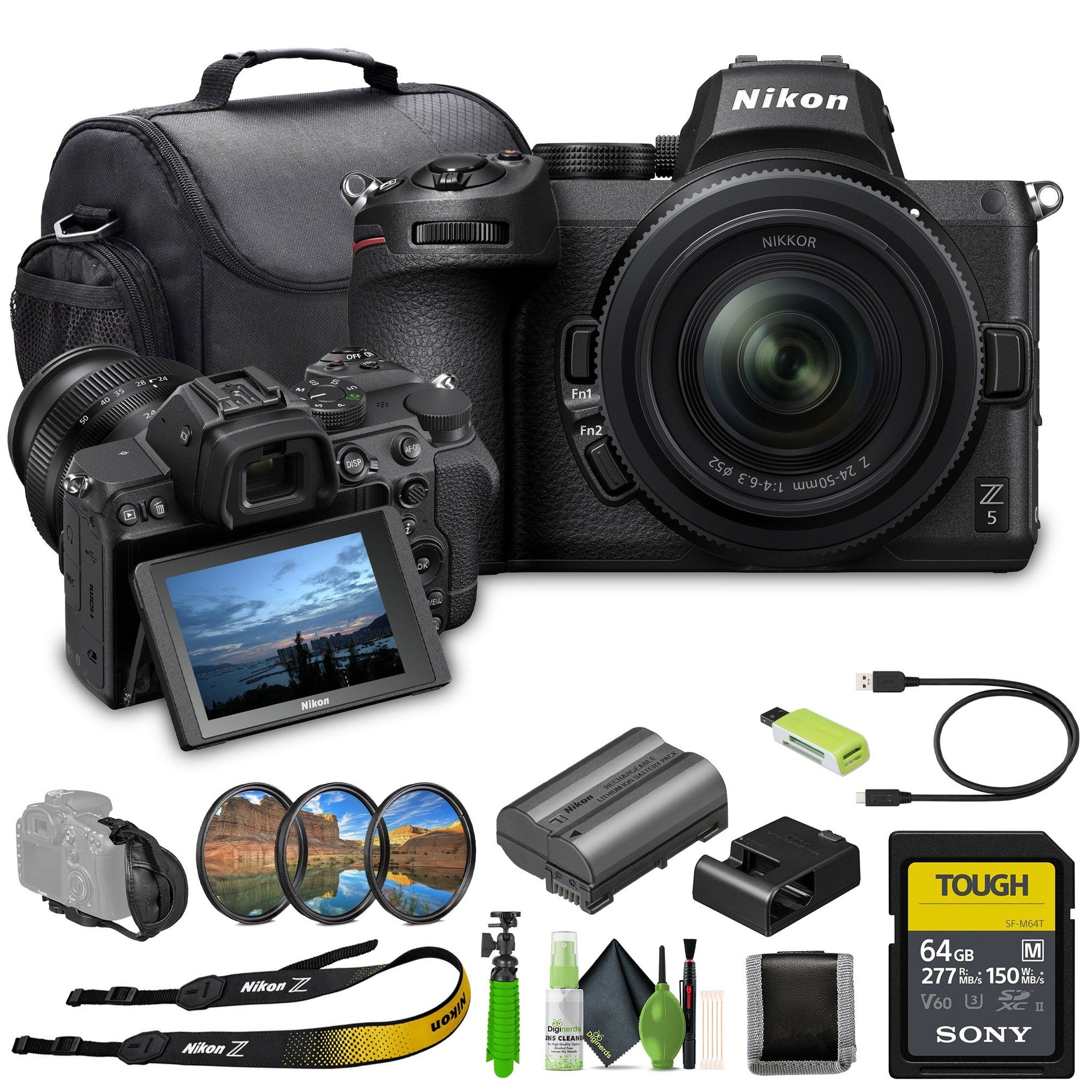 Nikon Z5 Mirrorless Full Frame Camera with 24-50mm Zoom Lens 1642 Bundle Nikon