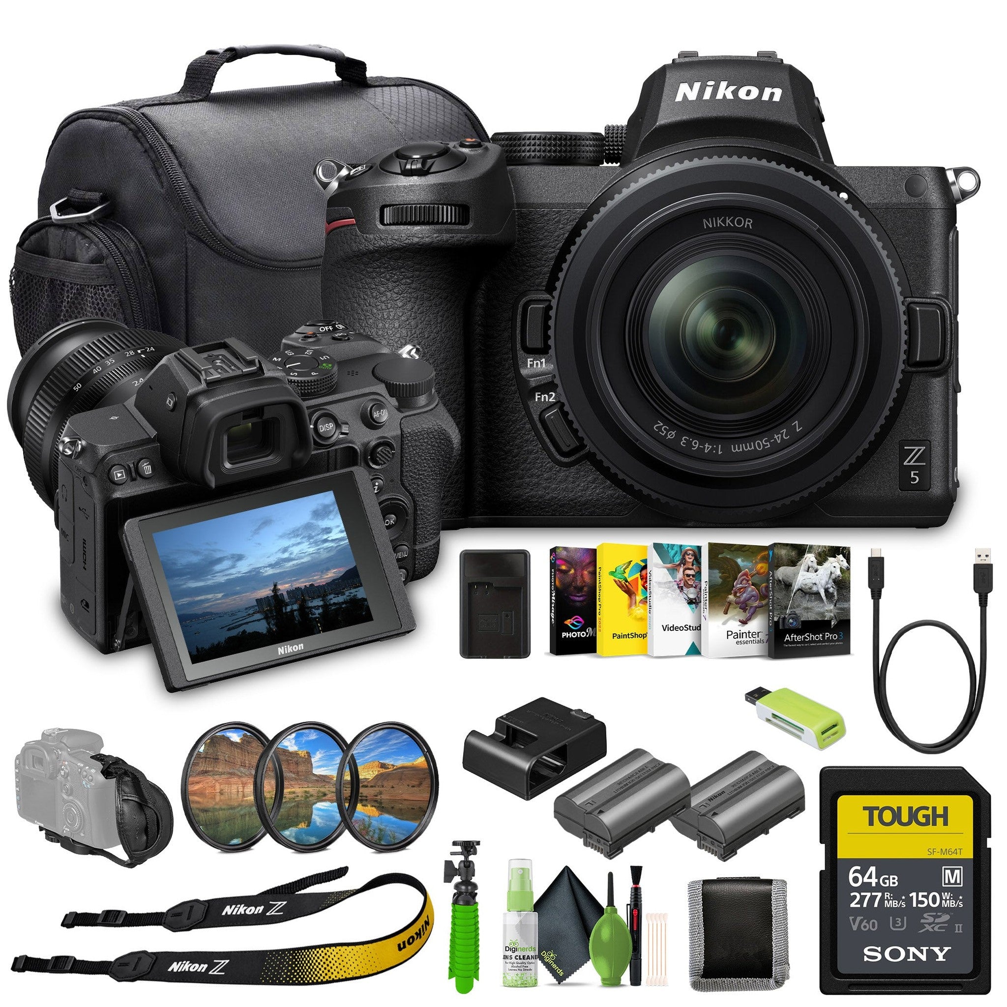 Nikon Z5 Mirrorless Full Frame Camera with 24-50mm Zoom Lens 1642 Bundle Nikon