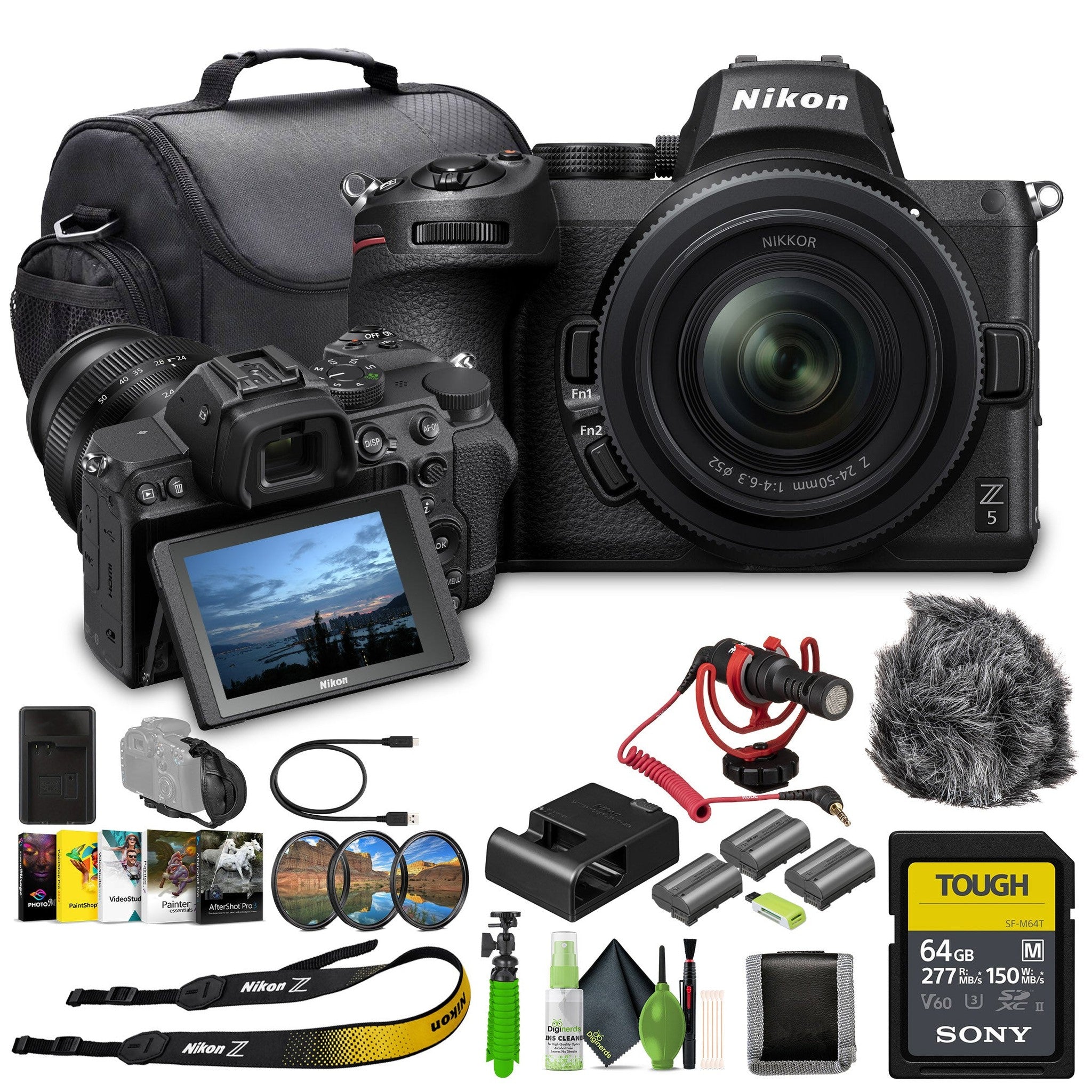 Nikon Z5 Mirrorless Full Frame Camera with 24-50mm Zoom Lens 1642 Bundle Nikon