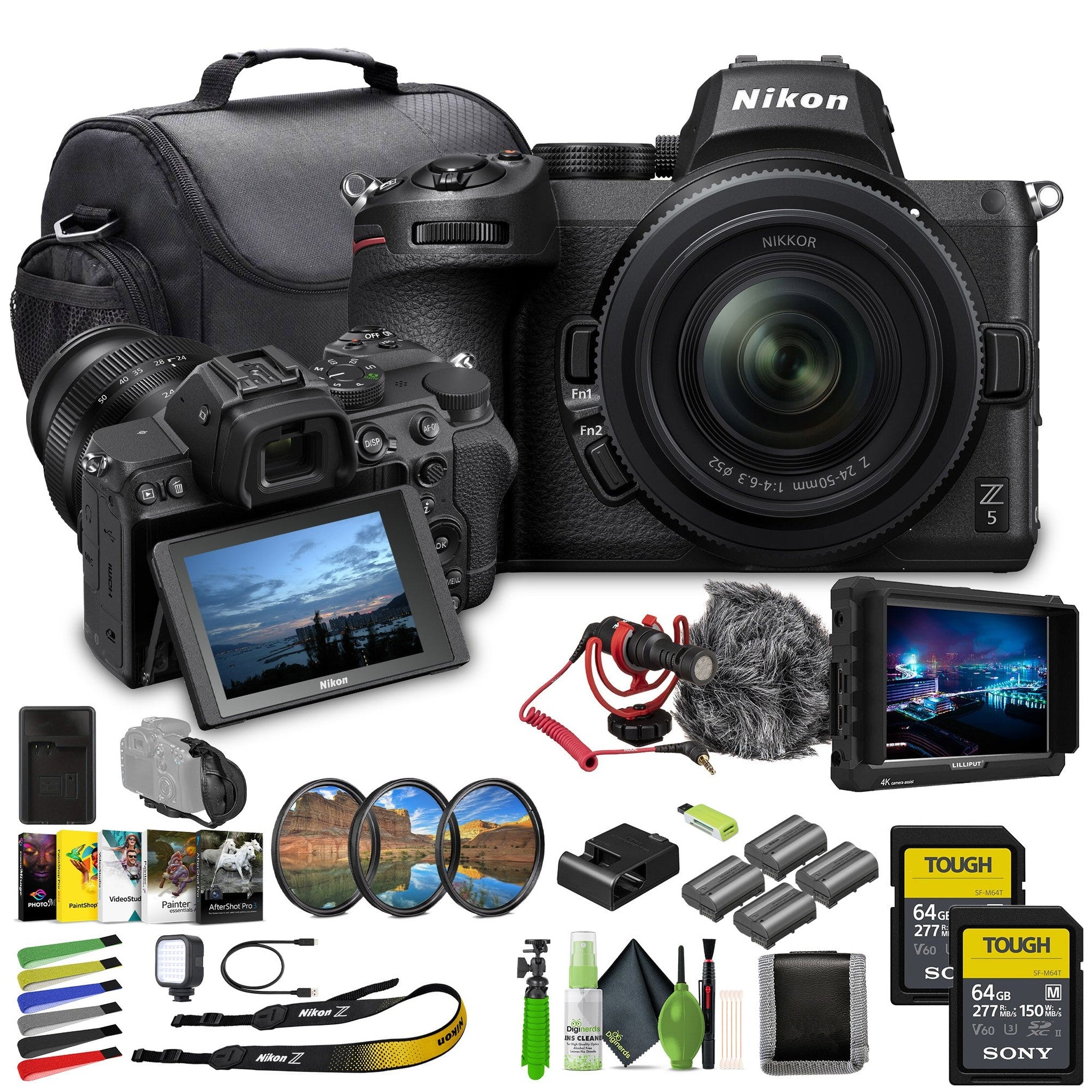 Nikon Z5 Mirrorless Full Frame Camera with 24-50mm Zoom Lens 1642 Bundle - Reconditioned Nikon