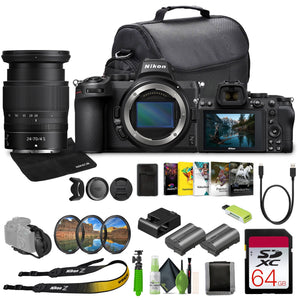 Nikon Z5 Mirrorless Full Frame Camera with 24-70mm f/4 Lens Kit NIZ52470LK Bundle
