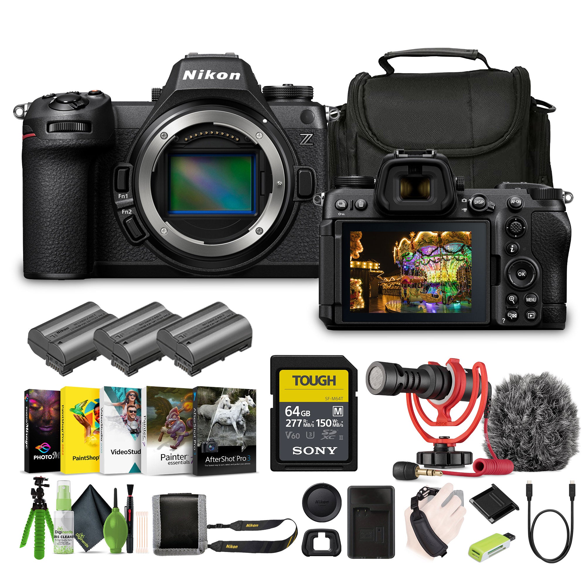 Nikon Z6 III FX-format Mirrorless Camera (1890) Bundle
