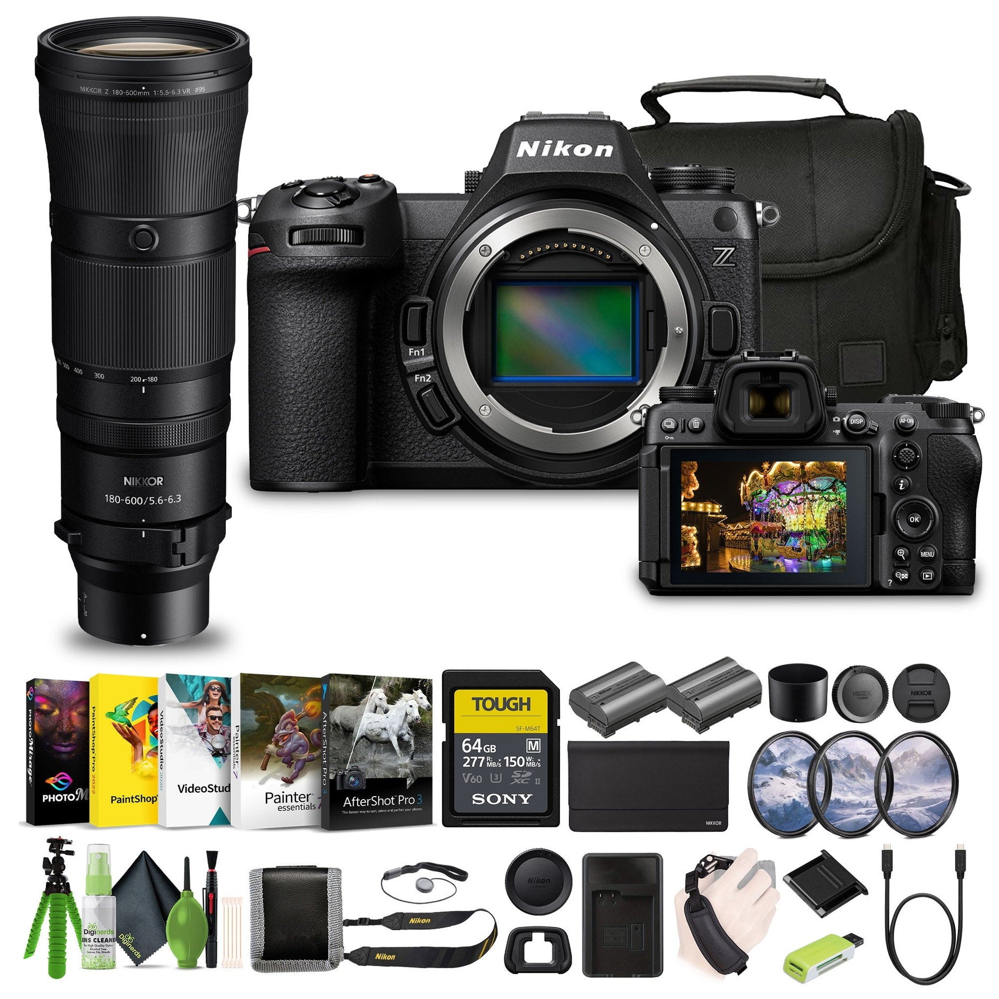 Nikon Z6 III FX-format Mirrorless Camera 1890 Bundle - Reconditioned Nikon