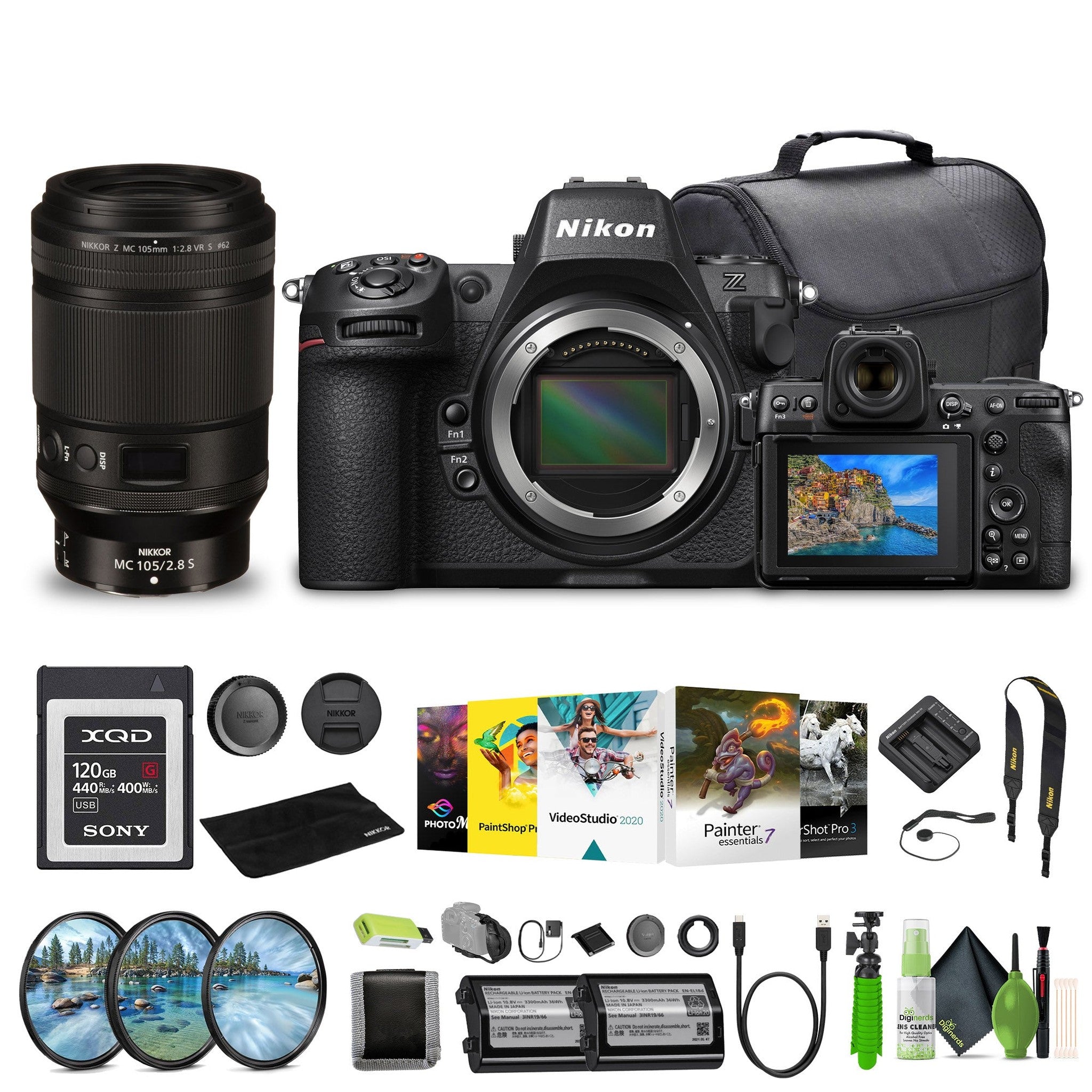 Nikon Z8 Professional Full Frame Mirrorless 8K Video & Stills Hybrid FX Camera Bundle - Reconditioned Nikon