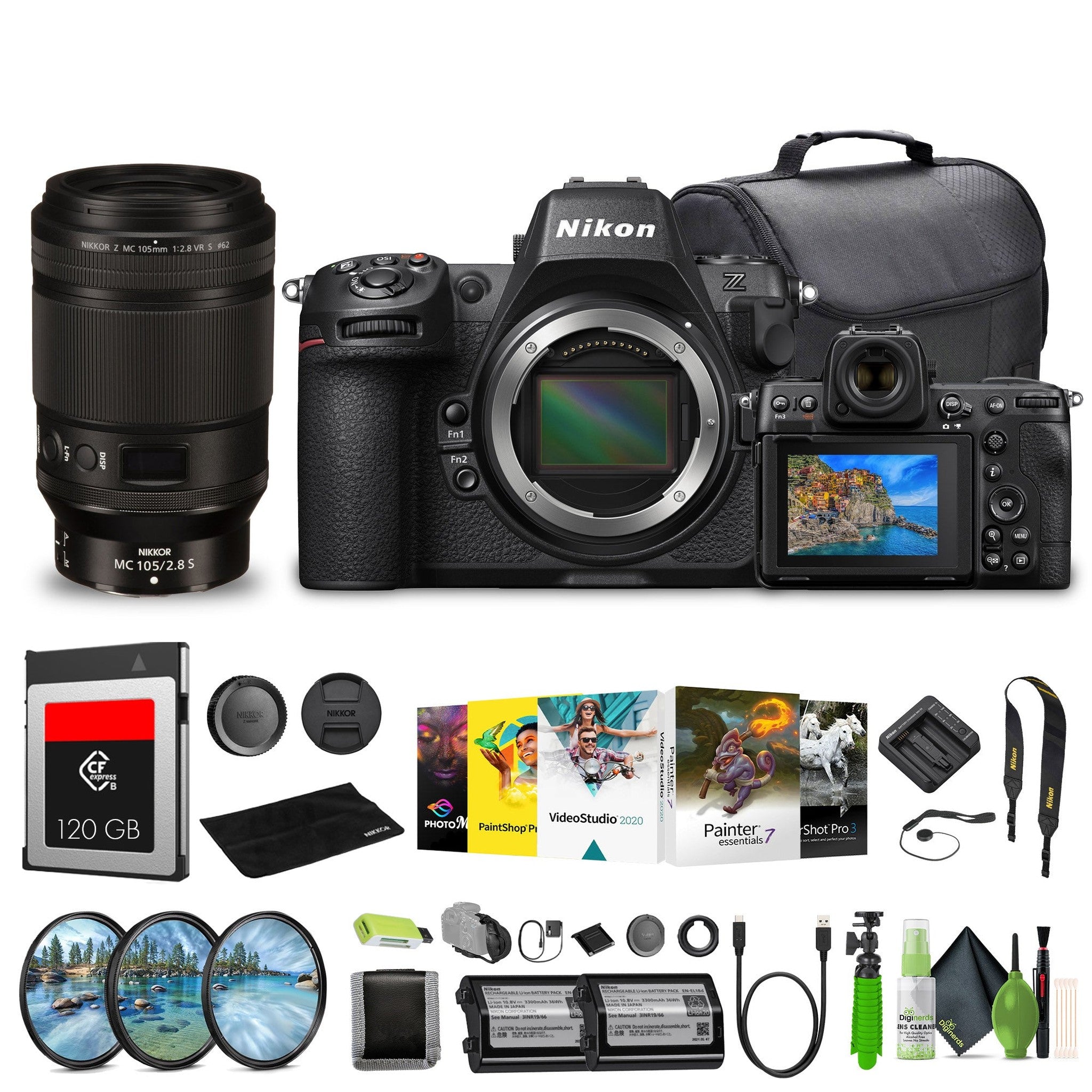 Nikon Z8 Professional Full Frame Mirrorless 8K Video & Stills Hybrid FX Camera Bundle