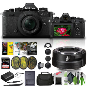 Nikon Zfc Mirrorless Camera with 16-50mm Lens Black 1675 + FTZ II Adapter + More Nikon