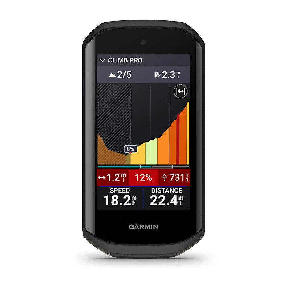 Garmin Edge 1050, Premium Cycling Computer, Vivid Color Touchscreen Display Bundle