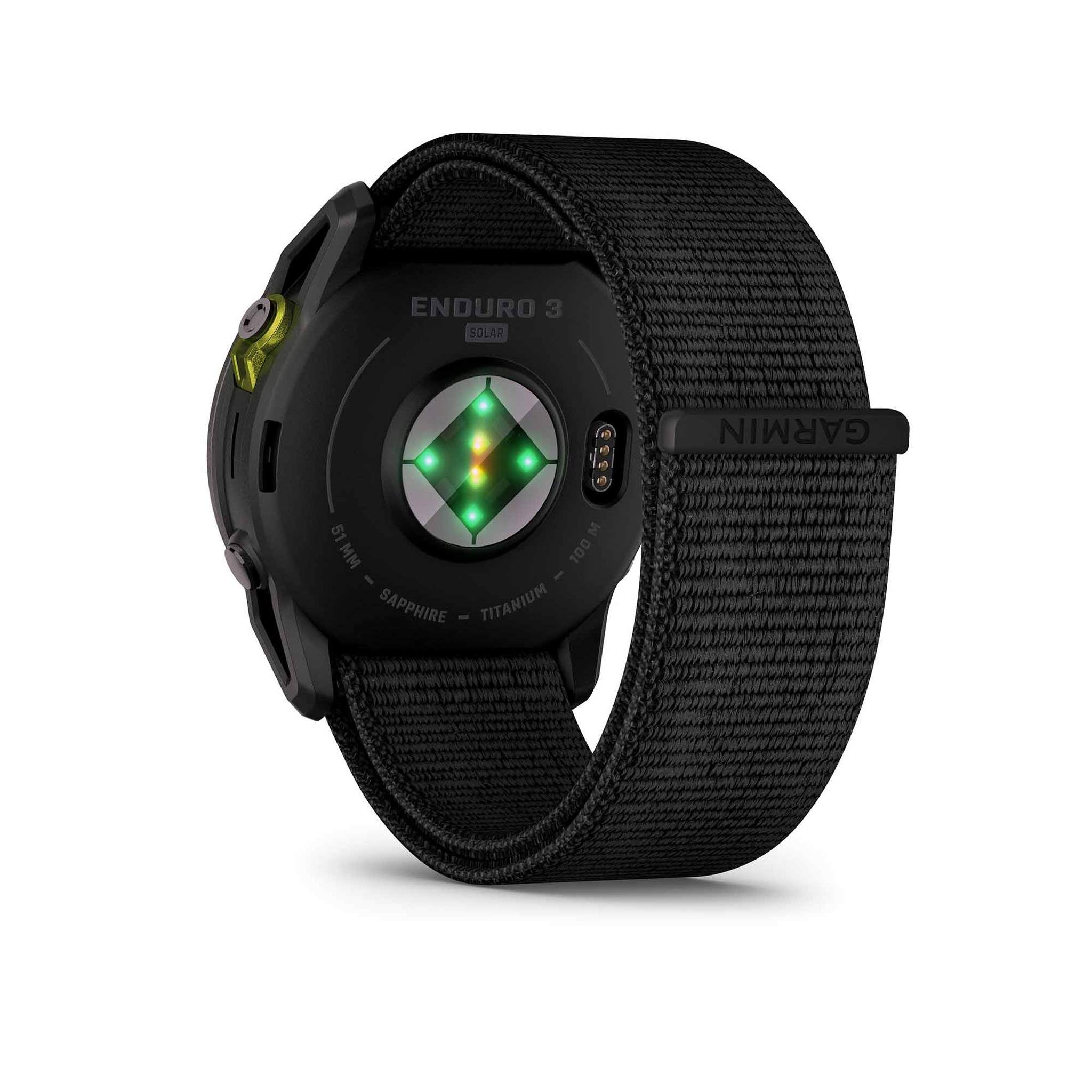 Garmin Enduro 3 Solar, Sapphire, Ultraperformance GPS Smartwatch Bundle